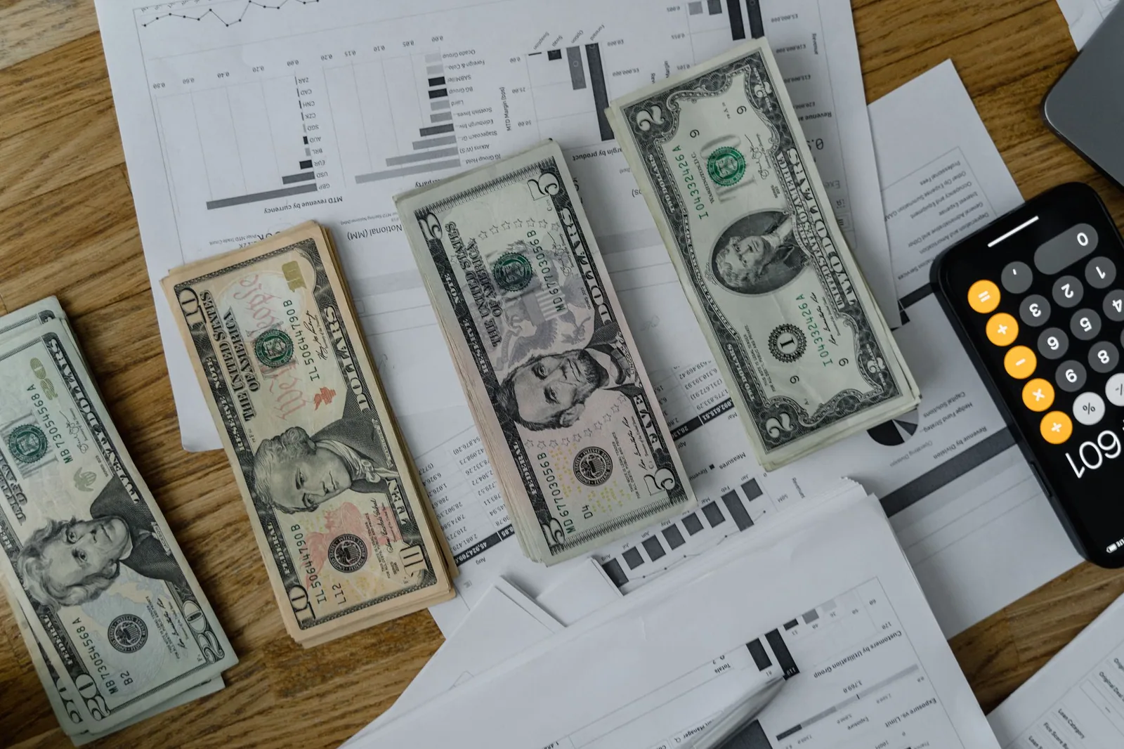 Calculator and records for financial planning